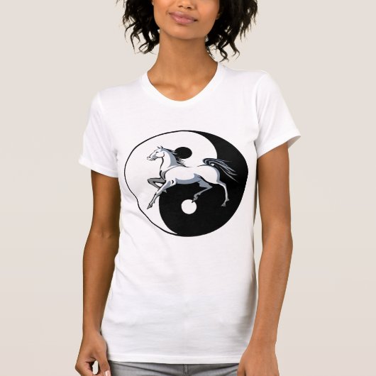 T-shirt Cheval Yin Yang (Devant)