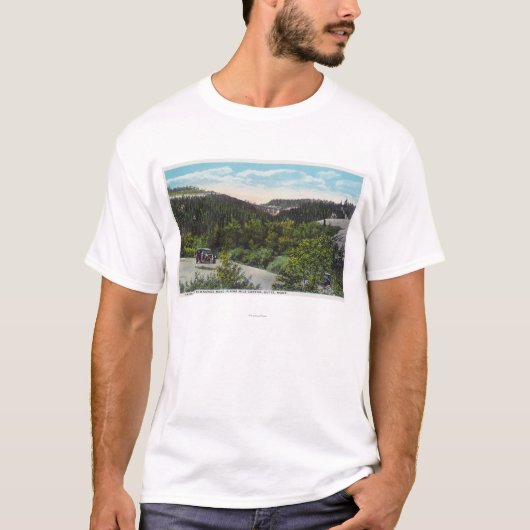 T-shirt Chevalet sur Milwaukee - canyon de neuf milles (Devant)