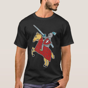 T-shirt Chevalier à cheval Chevaliers médiévaux Ren Faire