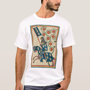 T-shirt Chevalier avec armoiries d'aigle, Moyen Âge du XIV