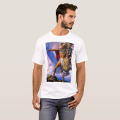 T-shirt Chevalier aztèque d'Eagle (Devant entier)