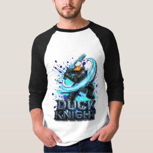 T-Shirt Chevalier Canard 3D Guerrier Canard Cyber