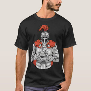 T-shirt Chevalier Chevalier Médiéval Chevalier Bataille Im