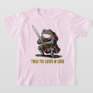T-shirt Chevalier de grenouille ’C’était les carbes