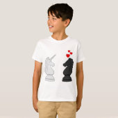 T-shirt Chevalier d'échecs Unicorne (Devant entier)
