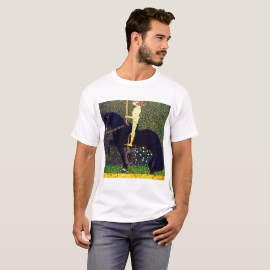 T-shirt Chevalier d'or, Gustav Klimt (Devant entier)