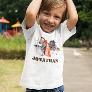 T-shirt Chevalier en Armor Château Médiéval Personnalisé