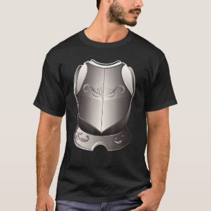 T-shirt Chevalier En Armure Brillante Moyen Âge Médiéval H