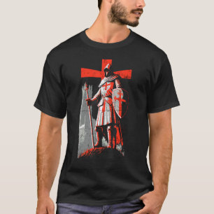 T-shirt Chevalier en détresse Templier Croiseur Soldat cro