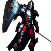 T-shirt Chevalier guerrier