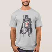 T-shirt Chevalier Guerrier En Armor (Devant)