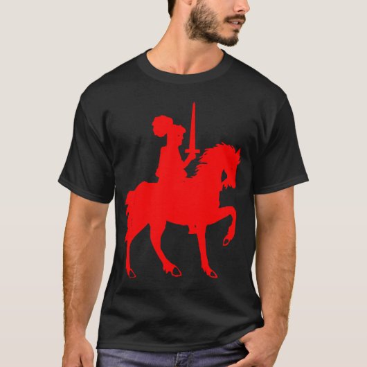 T-shirt Chevalier héraldique (Devant)