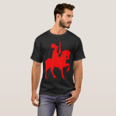 T-shirt Chevalier héraldique (Devant entier)