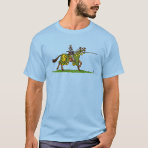T-shirt Chevalier médiéval chargeant