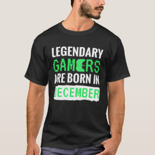 T-shirt Chevalier Médiéval Décembre Anniversaire Épée Et B