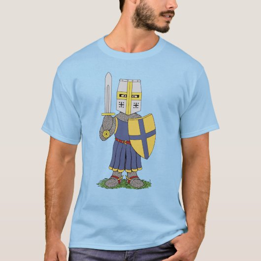 T-shirt Chevalier médiéval mignon (Devant)