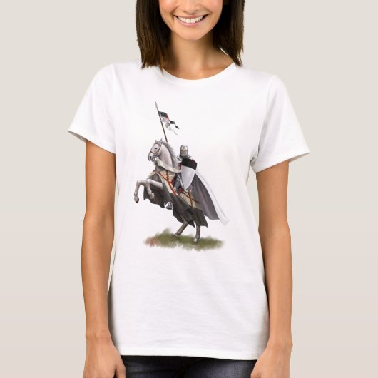 T-shirt Chevalier monté Templar (Devant)