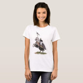 T-shirt Chevalier monté Templar (Devant entier)