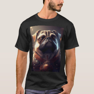 T-shirt Chevalier: pug