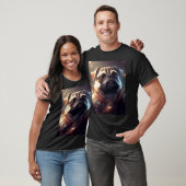 T-shirt Chevalier: pug (Unisexe)