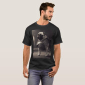 T-shirt Chevalier: pug (Devant entier)