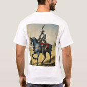 T-shirt Chevalier stable : Armure Vintage (Dos)