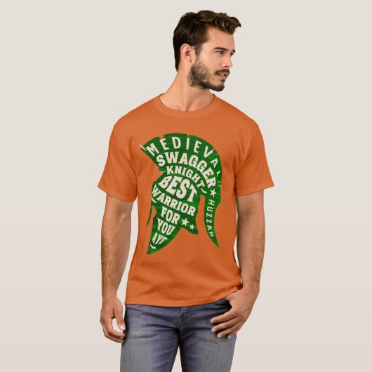 T-shirt Chevalier Swagger médiéval (Devant entier)