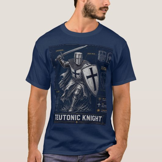 T-shirt Chevalier Teutonique (Devant)