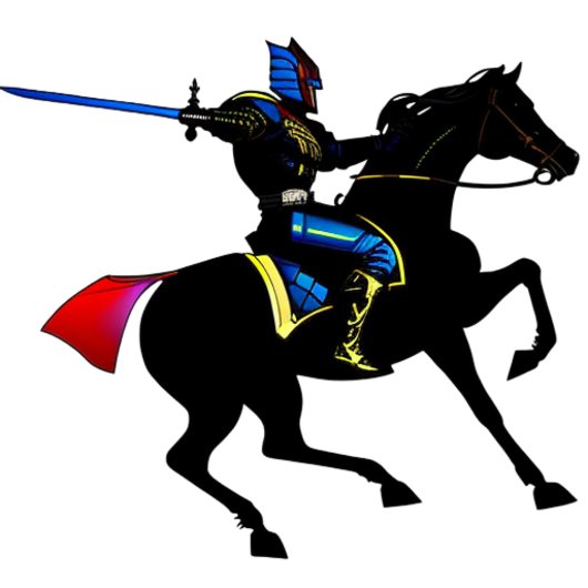 T-shirt Chevalier vibrant