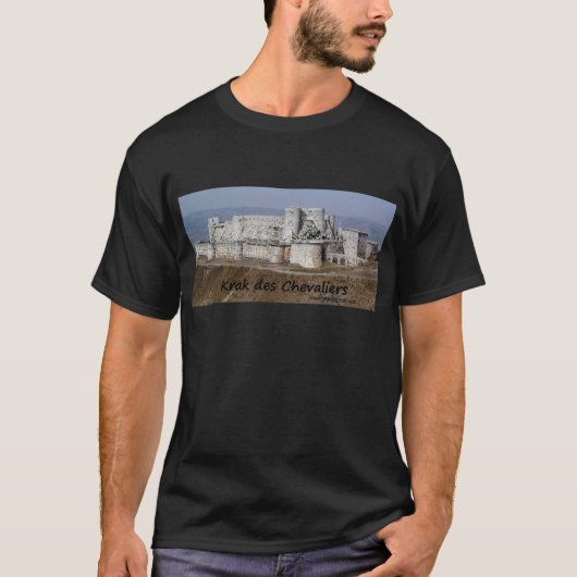 T-shirt Chevaliers de DES de Krak, un château de croisé (Devant)