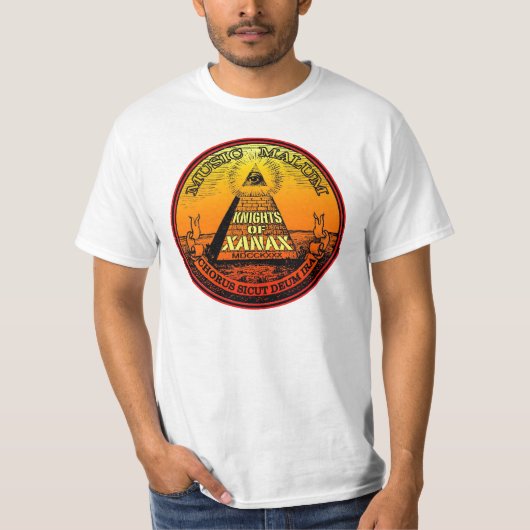 T-shirt Chevaliers de Xanax T (Devant)