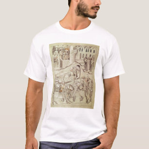 T-shirt Chevaliers joutant probablement dans l'hippodrome