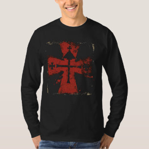 T-shirt Chevaliers Templier Croix Christian Croiseur Vinta
