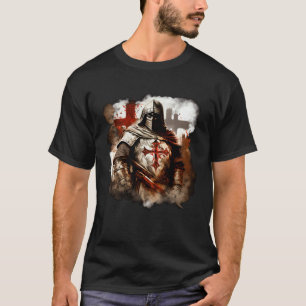T-shirt Chevaliers Templiers Catholiques Médiévaux