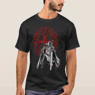 T-shirt Chevaliers Templiers Croix Chrétiens Soldats 1