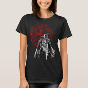 T-shirt Chevaliers Templiers Croix Chrétiens Soldats 1
