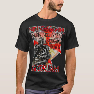 T-shirt Chevaliers Templiers Non Nobis Gloriam Croiseur Cr