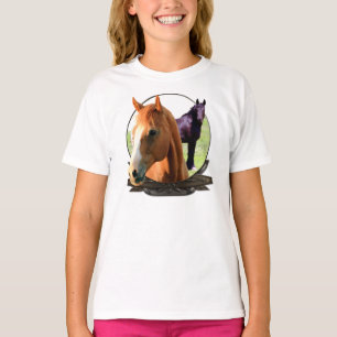 T-shirt Chevaux