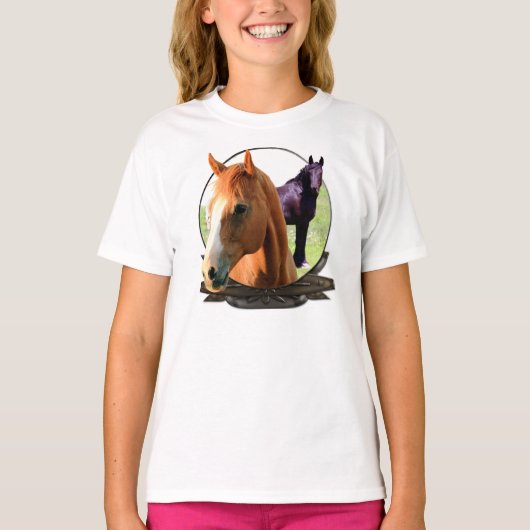 T-shirt Chevaux (Devant)