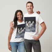 T-shirt Chevaux à lancer l'oreiller (Unisexe)
