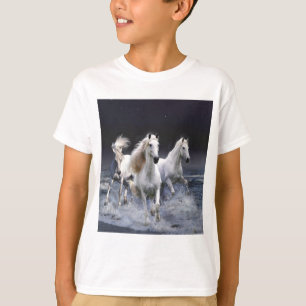 T-shirt Chevaux à lancer l'oreiller