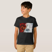 T-shirt chevaux air et feu (Devant entier)