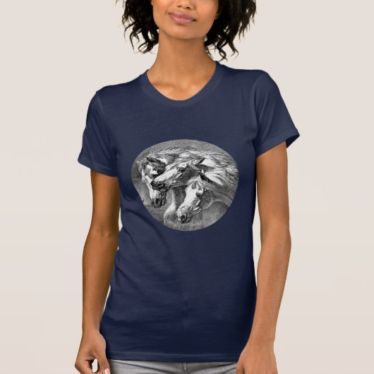 T-shirt Chevaux Arabes (Devant)
