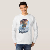 T-SHIRT CHEVAUX ARABES DE L'ÎLE STELLAR (Devant entier)