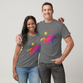 T-shirt Chevaux arc-en-ciel (Unisexe)