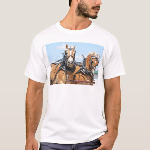 T-shirt Chevaux belges