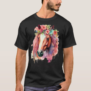 T-shirt Chevaux d'amour, Vie dans la selle, Amateur de che