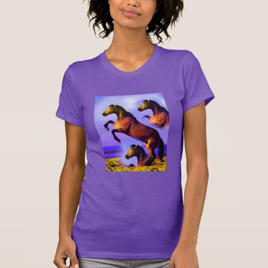 T-shirt Chevaux dans l'art (Devant)