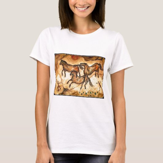 T-shirt Chevaux de caverne ** (Devant)