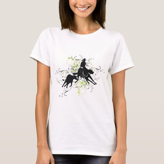 T-shirt Chevaux de coupe (Devant)